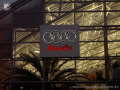 Audi-Logo an Auslieferungshalle