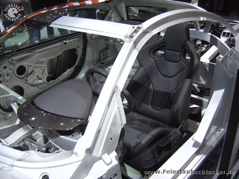 Audi R8 - aufgeschnitten - Sitz