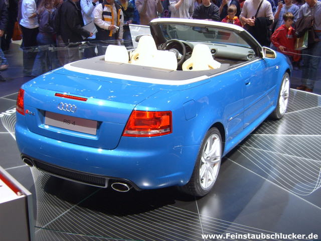Audi RS4 Cabriolet - Heck rechts