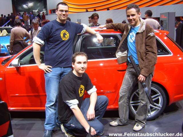 Wir am Audi RS4 Avant